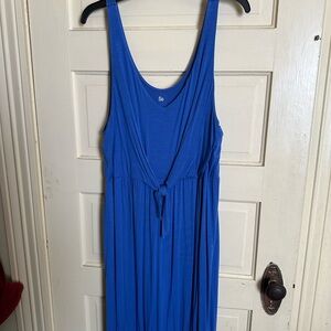 Blue Sleeveless Dress